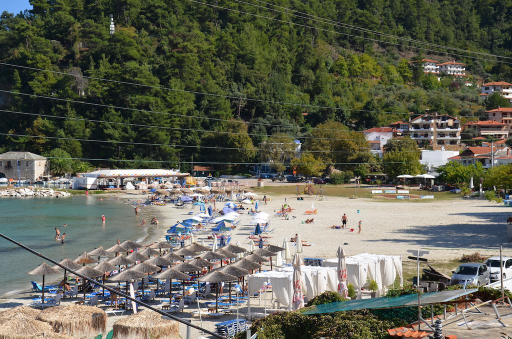 Chrisi Akti Hotel Skala Potamia  Buitenkant foto