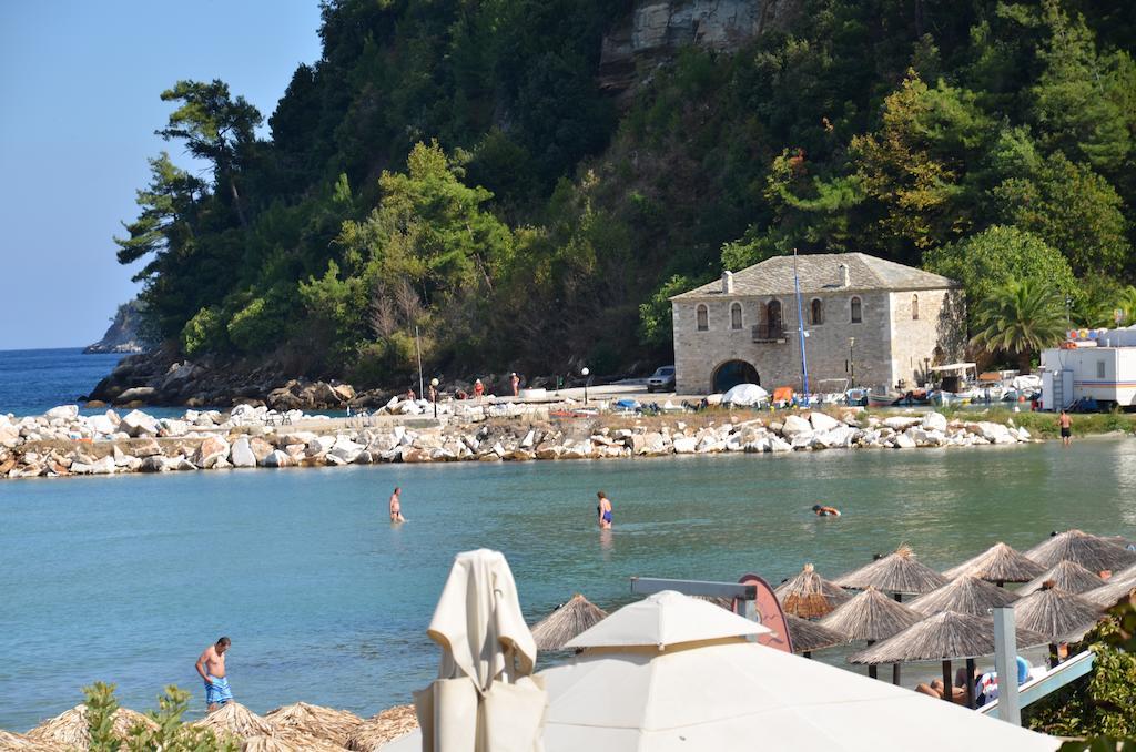 Chrisi Akti Hotel Skala Potamia  Buitenkant foto